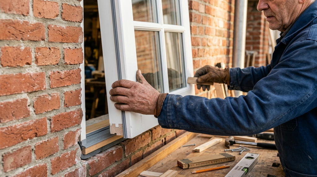 Close-up professional photograph of a skilled craftsmans ha